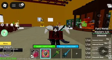 Conta Gemada Blox Fruits E Brookhaven Com Dragon Perm Yoru E