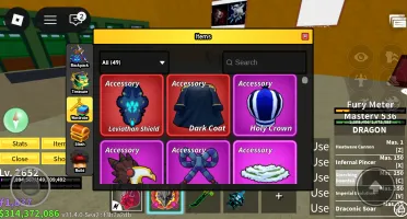 Conta Gemada Blox Fruits E Brookhaven Com Dragon Perm Yoru E