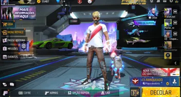 Conta Free Fire LVL 67