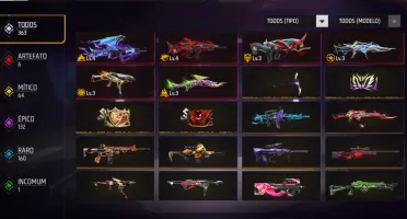 Conta Free Fire LVL 67