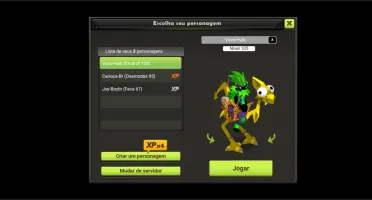 Conta Dofus touch servidor Pandawo e Brutas