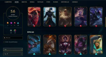 🔥 CONTA LOL - DIAMANTE, SMURF NÍVEL 125 (NA PROMOÇÃO) 🔥