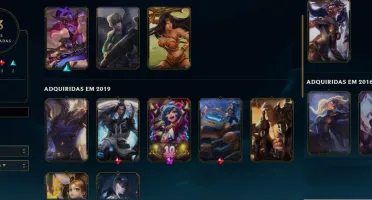 conta smurf platina 3 ,main vayne, com e-mail,algumas skins