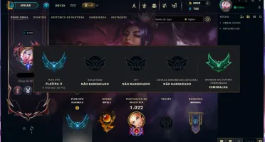 Conta Lol Platina | Lv 1099 | 1358 Skins | 8932 Rp Grátis +