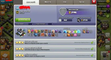 Conta de Clash of clans cv9