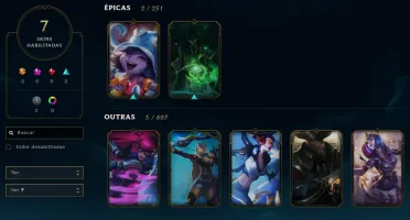 (-50% OFF) Conta Smurf - Unranked - S7 GOLD