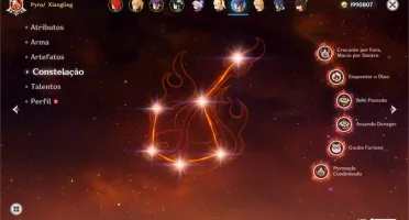 GENSHIN IMPACT 5 X 5 ESTRELAS 4X5 ARMAS 20 PERSONAGENS AR35