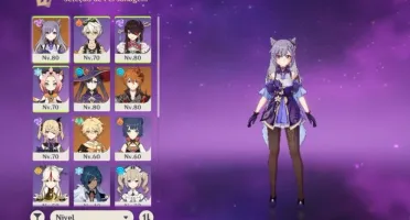 Conta Genshin Impact AR 51 com personagens 5 estrelas!