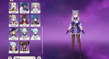 Conta Genshin Impact AR 51 com personagens 5 estrelas!