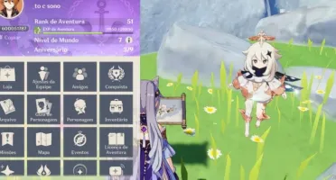 Conta Genshin Impact AR 51 com personagens 5 estrelas!