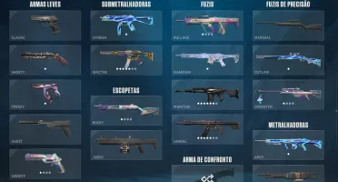 conta valorant com varias skins