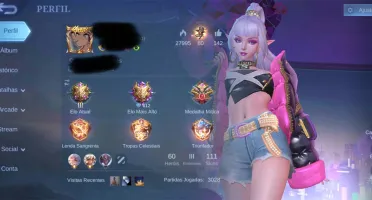 Conta main mago, com wr Altos