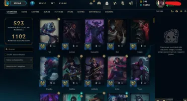 Conta Platina com 385 Skins