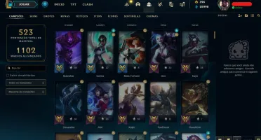 Conta Platina com 385 Skins