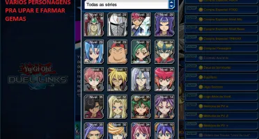 Conta Top Yu-Gi-Oh Duel Links