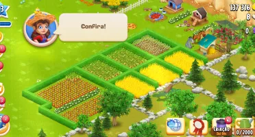 Conta hay day, nível 43, já upada