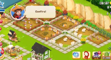Conta hay day, nível 43, já upada