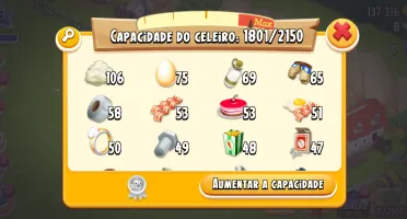 Conta hay day, nível 43, já upada