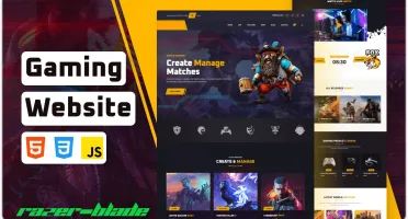Gaming Website Templete 2023