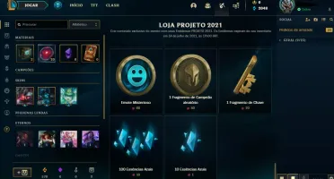 Conta LOL Diamante 4, 75% WINRATE