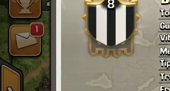 Clã nível 8 Clash of Clans