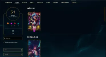 CONTA LOL - LVL 123 - 104 Champions - 32 Skins - FULL ACESSO