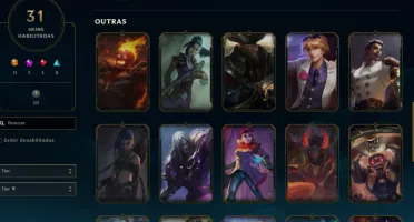 CONTA LOL - LVL 123 - 104 Champions - 32 Skins - FULL ACESSO