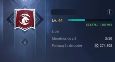 MIR4 - Clã Lv.: 44 MIR4 - Servidor SA 64