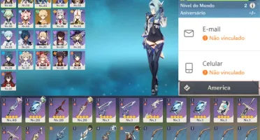 Conta com Xiao + Qiqi + Razor C3 + Bennett AR 25