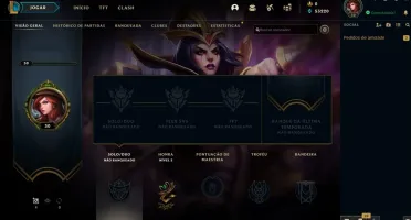 Conta Unranked Smurf LVL 30 LOL 40 a 50 mil Essências Azuis