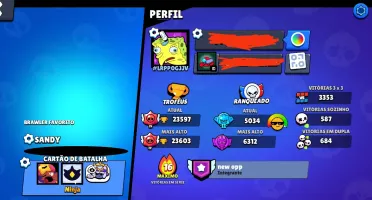 Braw stars conta muito boa