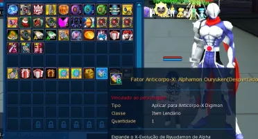 DIGIMON MASTER CONTA COM AOA FACTOR SERVER OMEGAMON LADMO