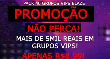 Pack 40 Grupos Vip Blaze