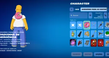 Conta Fortnite Simpsons 7 Skins