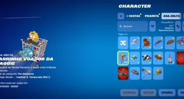 Conta Fortnite Simpsons 7 Skins
