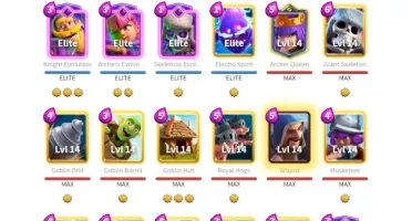 Conta de Clash Royale muito upada.