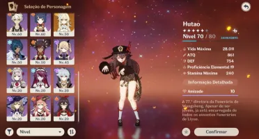 HU TAO + ZHONGLI + ALBEDO + KEQING + JEAN + ATLAS CELESTIAL