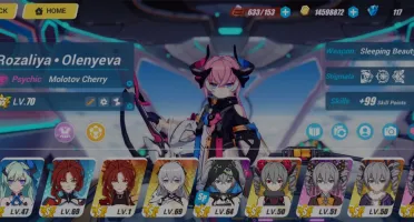 Conta de Honkai level 73