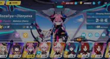Conta de Honkai level 73