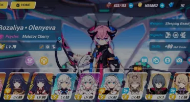 Conta de Honkai level 73