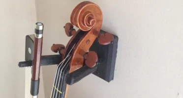 Suporte de Parede para Violino e Viola