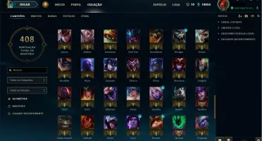 Conta League of Legends Unraked
