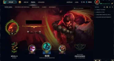 Conta League of Legends Unraked