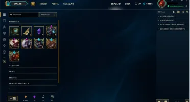 Conta League of Legends Unraked