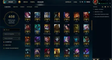 Conta League of Legends Unraked