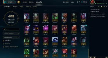 Conta League of Legends Unraked