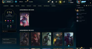 CONTA PLATINA LOL IMPERDIVEL!
