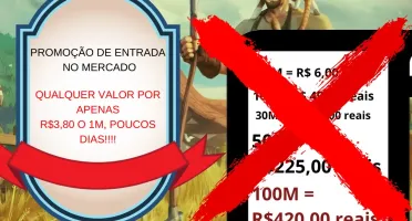 PROMOÇÃO DE ABERTURA!!! Prata Albion Online 1m R$3,80 Reais