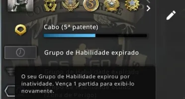 Conta CSGO 6 Medalhas