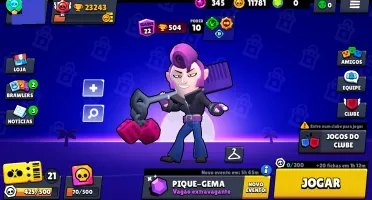 +23 mil troféus / 62 brawlers/ todos os lendários